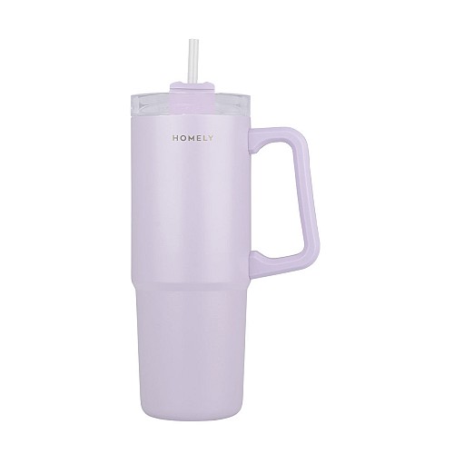 ESTIA ΘΕΡΜΟΣ STRAW TUMBLER 900ml LAVENDER FOG 01-34528