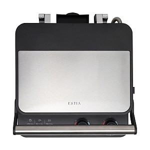 ESTIA ΣΑΝΤΟΥΙΤΣΙΕΡΑ ΓΚΡΙΛΙΕΡΑ INOXSENSE 4 ΘΕΣΕΩΝ 2000W ΜΕ ΑΠΟΣΠΩΜΕΝΕΣ ΑΝΤΙΚΟΛΛΗΤΙΚΕΣ ΠΛΑΚΕΣ 06-38465