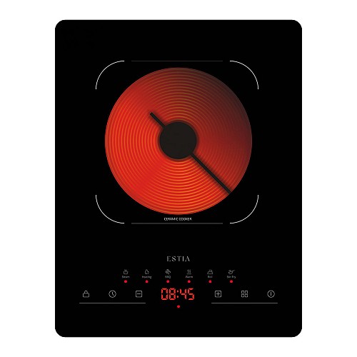 ESTIA ΕΠΙΤΡΑΠΕΖΙΑ ΚΕΡΑΜΙΚΗ ΕΣΤΙΑ NEXA UNO ΜΟΝΗ 2000W 06-39776
