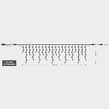EUROLAMP ΒΡΟΧΗ, 100 LED 3mm, 31V ΜΕΤΑΣΧΗΜΑΤΙΣΤΗ, 4 ΕΠΕΚΤΑΣΕΙΣ ΕΩΣ 3 ΣΕΤ, ΔΙΑΦΑΝΟ PVC ΚΑΛΩΔΙΟ, ΜΠΛΕ LED (H60 x W180cm, 3/7/4/6), ΠΡΟΕΚΤΑΣΗ ΠΑΡΟΧΗΣ 3m, ΙΡ44 600-11353