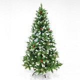 EUROLAMP ΔΕΝΤΡΟ ΕΛΑΤΟ ΧΙΟΝΙΣΜΕΝΟ ΜΕ BERRY, 240cm 600-30173