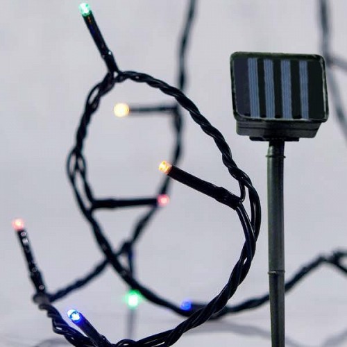 EUROLAMP ΣΕΙΡΑ, 96 LED 5mm, ΗΛΙΑΚΟ ΣΥΛΛΕΚΤΗ ΜΕ ΑΙΣΘΗΤΗΡΑ ΦΩΤΟΣ, ΠΡΑΣΙΝΟ PVC ΚΑΛΩΔΙΟ, ΧΡΩΜΑΤΙΣΤΟ LED ΑΝΑ 10cm, ΠΡΟΕΚΤΑΣΗ ΠΑΡΟΧΗΣ 1m, IP44 600-11298