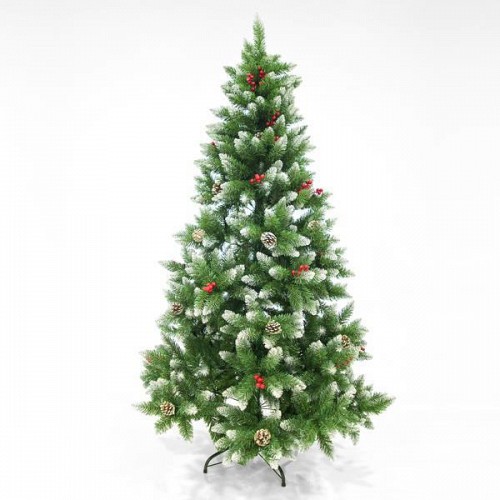EUROLAMP ΔΕΝΤΡΟ ΕΛΑΤΟ ΧΙΟΝΙΣΜΕΝΟ ΜΕ BERRY, 210cm 600-30172