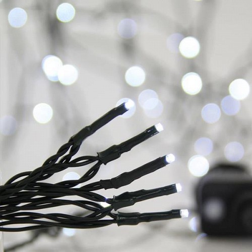 EUROLAMP ΣΕΙΡΑ, 700 LED 3mm, 31V, 8 ΠΡΟΓΡΑΜΜΑΤΑ, ΜΕΤΑΣΧΗΜΑΤΙΣΤΗ ΜΕ ΜΝΗΜΗ, ΠΡΟΕΚΤΑΣΗ ΠΑΡΟΧΗΣ 300cm, ΠΡΑΣΙΝΟ ΚΑΛΩΔΙΟ, ΛΕΥΚΟ LED,ΑΝΑ 5cm,ΙΡ44 600-11590