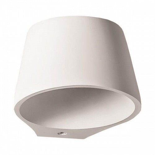 EUROLAMP ΑΠΛΙΚΑ ΤΟΙΧΟΥ ΣΤΡΟΓΓΥΛΗ ΓΥΨΙΝΗ 1xE14 200x180x80 147-53306