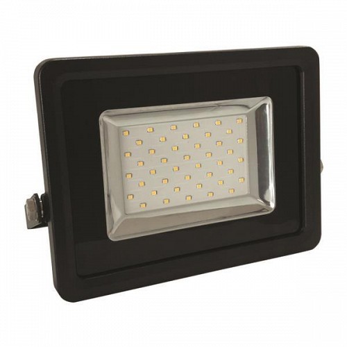 EUROLAMP ΠΡΟΒΟΛΕΑΣ LED 30W SMD 12V/24V DC 4000K IP65 ΜΑΥΡΟΣ PLUS 147-69382