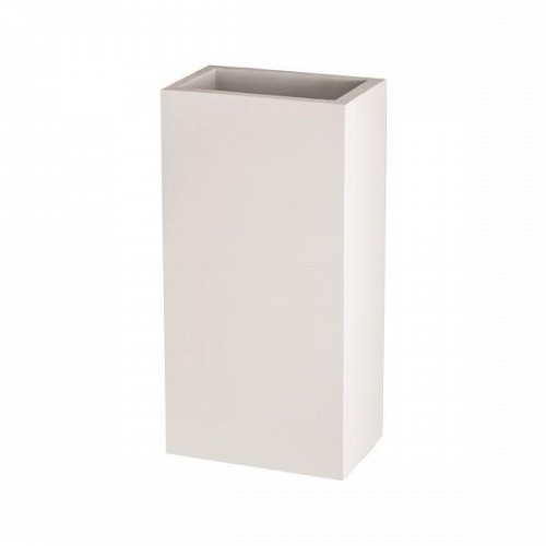 EUROLAMP ΑΠΛΙΚΑ ΤΟΙΧΟΥ UP-DOWN ΓΥΨΙΝΗ 2xGU10 MAX 6W LED 120x100x240 147-53313