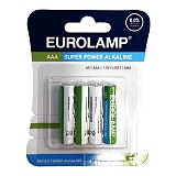 EUROLAMP ΜΠΑΤΑΡΙΑ ΑΛΚΑΛΙΚΗ ΑΑΑ (LR03) 4τμχ 1.5V 147-24100