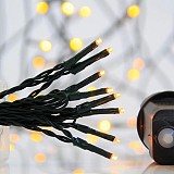 EUROLAMP ΣΕΙΡΑ, 400 LED 3mm, 31V ΜΕΤΑΣΧΗΜΑΤΙΣΤΗ, 8 ΠΡΟΓΡΑΜΜΑΤΑ & ΜΝΗΜΗ, ΠΡΑΣΙΝΟ PVC ΚΑΛΩΔΙΟ, ΘΕΡΜΟ ΛΕΥΚΟ LED ΑΝΑ 5cm, ΠΡΟΕΚΤΑΣΗ ΠΑΡΟΧΗΣ 3m, ΙΡ44 600-13401
