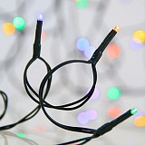 EUROLAMP ΣΕΙΡΑ, 720 LED 3mm, 31V ΜΕΤΑΣΧΗΜΑΤΙΣΤΗ, ΣΤΑΘΕΡΟ, ΠΡΑΣΙΝΟ PVC ΚΑΛΩΔΙΟ, ΧΡΩΜΑΤΙΣΤΟ LED ΑΝΑ 7.5cm, ΠΡΟΕΚΤΑΣΗ ΠΑΡΟΧΗΣ 3m, IP44 600-16669