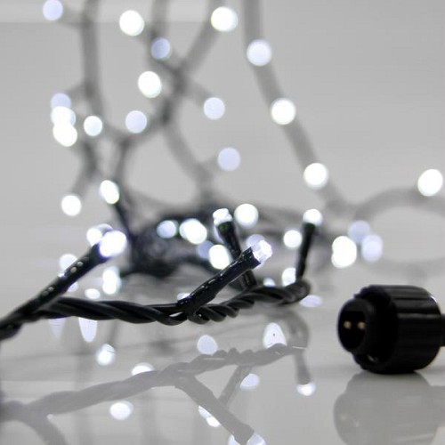 EUROLAMP ΣΕΙΡΑ, 100 LED 3mm, 31V ΜΕΤΑΣΧΗΜΑΤΙΣΤΗ, 4 ΕΠΕΚΤΑΣΕΙΣ ΕΩΣ 3 ΣΕΤ, ΠΡΑΣΙΝΟ PVC ΚΑΛΩΔΙΟ, ΛΕΥΚΟ LED ANA 5cm, ΠΡΟΕΚΤΑΣΗ ΠΑΡΟΧΗΣ 3m, ΙΡ44 600-15200
