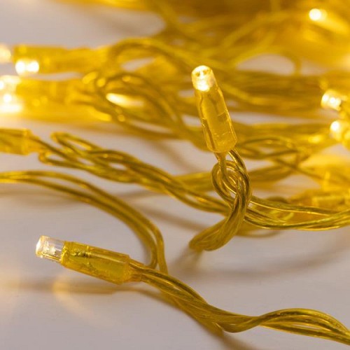 EUROLAMP ΣΕΙΡΑ, 96 LED 5mm ΜΕ ΚΑΛΥΜΜΑ, 24V, 2 ΕΠΕΚΤΑΣΕΙΣ ΕΩΣ 8 ΣΕΤ, ΧΡΥΣΟ ΔΙΑΦΑΝΟ PVC ΚΑΛΩΔΙΟ, DAYLIGHT LED ΑΝΑ 10cm, IP44 (ΧΩΡΙΣ ΜΕΤΑΣΧΗΜΑΤΙΣΤΗ, ΧΩΡΙΣ ΠΡΟΕΚΤΑΣΗ ΠΑΡΟΧΗΣ) 600-09963
