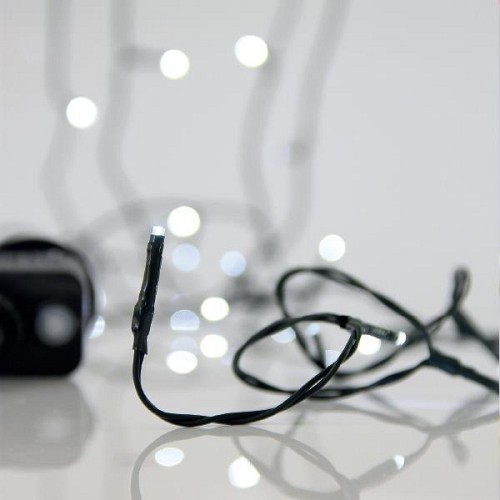 EUROLAMP ΣΕΙΡΑ, 500 LED 3mm, 31V ΜΕΤΑΣΧΗΜΑΤΙΣΤΗ, 8 ΠΡΟΓΡΑΜΜΑΤΑ, ΠΡΑΣΙΝΟ PVC ΚΑΛΩΔΙΟ, ΛΕΥΚΟ LED ΑΝΑ 5cm, ΠΡΟΕΚΤΑΣΗ ΠΑΡΟΧΗΣ 3m, ΙΡ44 620-22553