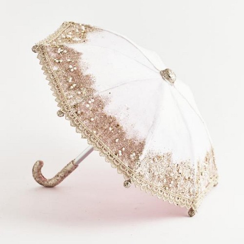EUROLAMP ΒΕΛΟΥΔΙΝΗ ΟΜΠΡΕΛΑ ΡΟΖ, ΜΕ ΓΚΛΙΤΕΡ, 23x26cm 600-44489