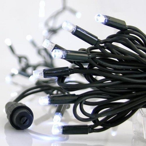 EUROLAMP ΣΕΙΡΑ, 100 LED 5mm ΜΕ ΚΑΛΥΜΜΑ, 230V, 3 ΕΠΕΚΤΑΣΕΙΣ ΕΩΣ 20 ΣΕΤ, ΠΡΑΣΙΝΟ ΚΑΟΥΤΣΟΥΚ ΚΑΛΩΔΙΟ, ΛΕΥΚΟ LED ANA 10cm, ΠΡΟΕΚΤΑΣΗ ΠΑΡΟΧΗΣ 1.5cm, ΙΡ67 600-09020