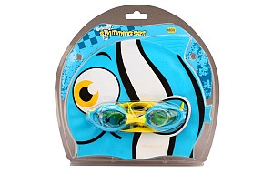 Waimea® Waimea Σκουφάκι και Γυαλάκια κολύμβησης junior (γαλάζιο) 88DU-BWZ