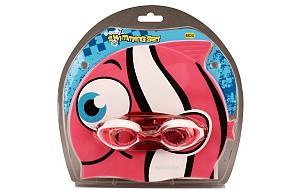 Waimea® Waimea Σκουφάκι και Γυαλάκια κολύμβησης junior (ροζ) 88DU-FWZ