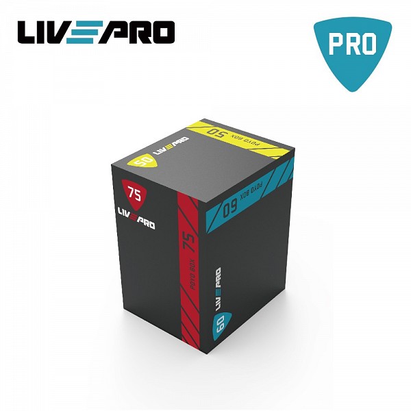 LivePro 3 σε 1 Πλειομετρικό Κουτί Pro Duty (Plyo Box) Β-8155