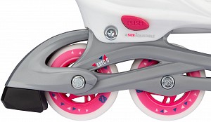 Nijdam&reg; Nijdam Inline Skates Ρυθμιζόμενα White Wedge N20AA04