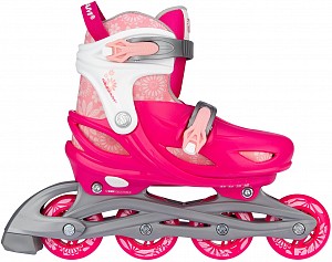 Nijdam&reg; Nijdam Inline Skates Ρυθμιζόμενα 3-σε-1 Floral Switch N22AA01