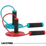 LivePro Live Pro Σχοινάκι Skipping PVC (Μαύρο/Μπλε) Β-8286