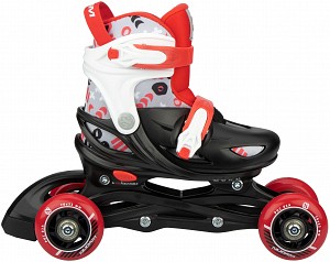 Nijdam&reg; Nijdam Inline Skates Ρυθμιζόμενα 3-σε-1 Street Shift N22AA02