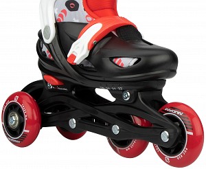 Nijdam&reg; Nijdam Inline Skates Ρυθμιζόμενα 3-σε-1 Street Shift N22AA02