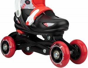 Nijdam&reg; Nijdam Inline Skates Ρυθμιζόμενα 3-σε-1 Street Shift N22AA02