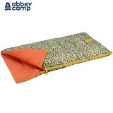 ABBEY&reg; Camp Sleeping Bag Παιδικό (πράσινο/πορτοκαλί) 21NU-LGO