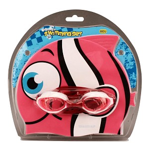 Waimea® Waimea Σκουφάκι και Γυαλάκια κολύμβησης junior (ροζ) 88DU-FWZ