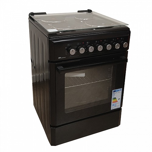 ΚΟΥΖΙΝΑ ΗΛΕΚΤΡΙΚΗ MULTIHOME MH-6149 BLACK 60CM