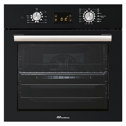 ΕΝΤΟΙΧΙΖΟΜΕΝΟΣ ΦΟΥΡΝΟΣ ΗΛΕΚΤΡΙΚΟΣ MULTIHOME MH-6060 BLACK GLASS