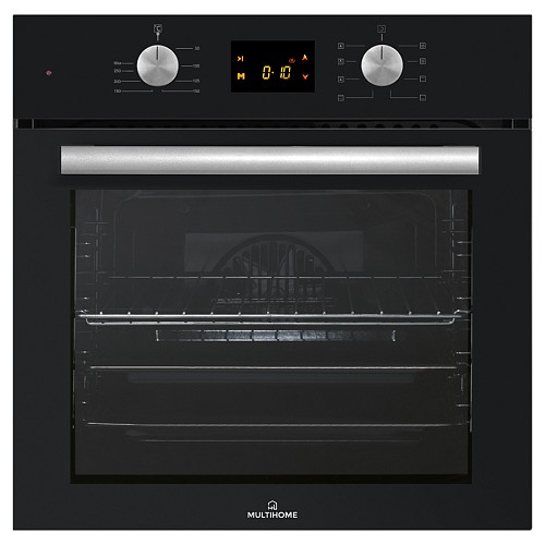 ΕΝΤΟΙΧΙΖΟΜΕΝΟΣ ΦΟΥΡΝΟΣ ΗΛΕΚΤΡΙΚΟΣ MULTIHOME MH-6002 BLACK GLASS