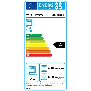 ΣΕΤ ΦΟΥΡΝΟΣ ΗΛΕΚΤΡΙΚΟΣ SF6855BOI INOX 76LT + ΕΣΤΙΑ ΜΙΚΤΗ SF6100 INOX (3 ΥΓΡΑΕΡΙΟΥ + 1 ΗΛΕΚΤΡΙΚΟ) SILIFO
