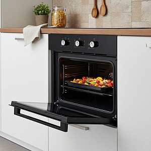 ΕΝΤΟΙΧΙΖΟΜΕΝΟΣ ΦΟΥΡΝΟΣ ΑΕΡΙΟ SILIFO SF6090 BLACK GLASS