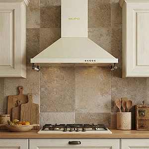 ΑΠΟΡΡΟΦΗΤΗΡΑΣ ΚΑΜΙΝΑΔΑ SILIFO SF6651 RUSTIC BEIGE (4 ΕΤΗ ΕΓΓΥΗΣΗ ΕΛΛΗΝΙΚΗΣ ΑΝΤΙΠΡΟΣΩΠΕΙΑΣ)