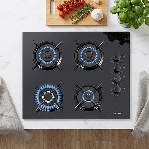 SILIFO SF6107 Εστία Υγραερίου 60cm Μαύρη