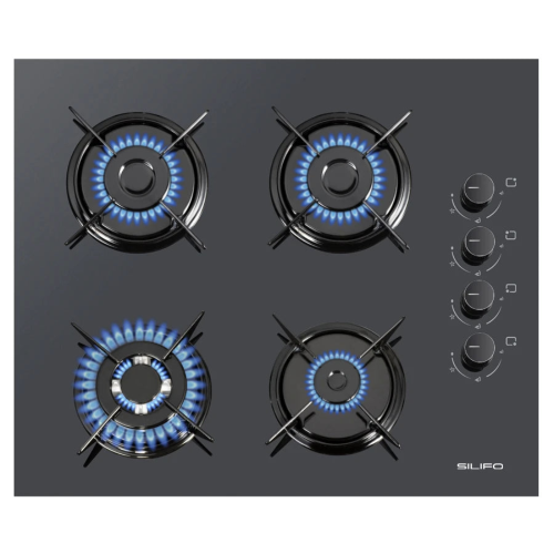 SILIFO SF6107 Εστία Υγραερίου 60cm Μαύρη