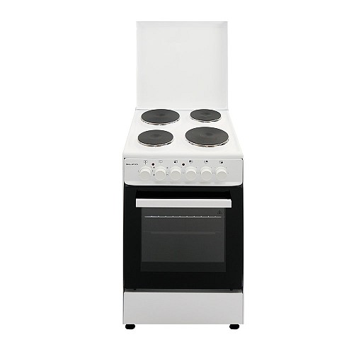 SILIFO SF6154CFEW Ηλεκτρική Κουζίνα 50cm με Εμαγιέ Εστίες Λευκή