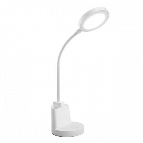 MEGAMAN Φωτιστικό γραφείου LED 7W αφής  με μολυβοθήκη ?13x30εκ. ύψος, λευκό 32210-00---2