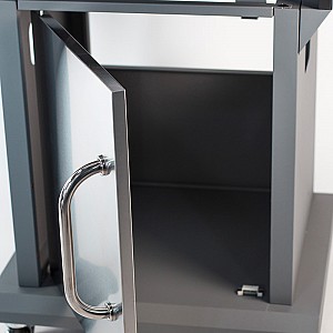 BORMANN Elite BBQ5030 Ψησταριά Υγραερίου Inox με Μαντεμένια Σχάρα 3 Εστιών