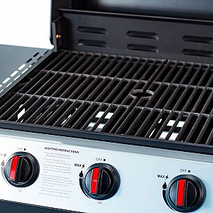 Bormann BBQ3000 Ψησταριά Υγραερίου με 3 Καυστήρες 3,6kW