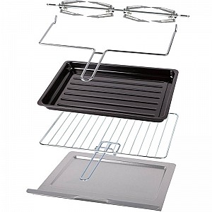 FIRST AUSTRIA FA-5047 ΦΟΥΡΝΑΚΙ ΜΕ ΑΕΡΑ,  GRILL, ΣΟΥΒΛΑ ΚΑΙ ΦΩΣ - 60L 2000W