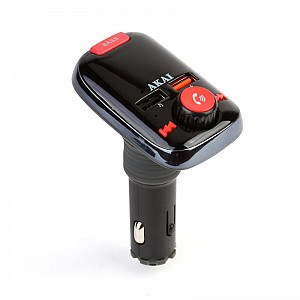 AKAI FMT-74BT FM TRANSMITTER ΜΕ HANDS FREE, ΦΟΡΤΙΣΤΗ ΑΥΤΟΚΙΝΗΤΟΥ, BLUETOOTH, AUX-IN/OUT, MICRO SD ΚΑΙ 2 USB