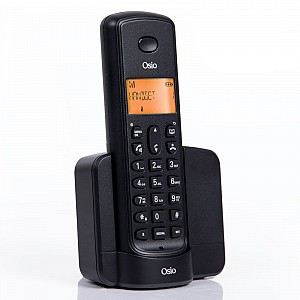 Osio OSD-8910B Μαύρο (Ελληνικό Μενού) Ασύρματο τηλέφωνο με ανοιχτή ακρόαση και 50 μνήμες τηλεφωνικού καταλόγου
