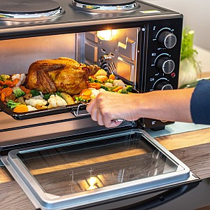 FIRST AUSTRIA FA-5045-5 ΦΟΥΡΝΑΚΙ ΜΕ ΑΕΡΑ ΦΩΣ ΚΑΙ 2 ΜΑΤΙΑ 60L 3400W