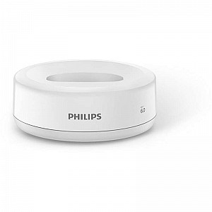 Philips D1611W/GRS Λευκό (Ελληνικό Μενού) Ασύρματο τηλέφωνο ανοιχτή ακρόαση, φωτιζόμενη οθόνη και 50 μνήμες
