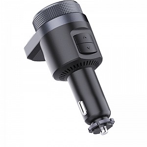 Akai FMT-80BT FM transmitter και φορτιστής με Bluetooth, Fast Charge USB & USB Type-C, LED και Hands Free με noise cancellation