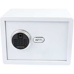 Olympia GOsafe 2.0 120FP GR White Χρηματοκιβώτιο με δακτυλικό αποτύπωμα και ηλεκτρονική κλειδαριά 16 L ? 25 x 35 x 25 cm