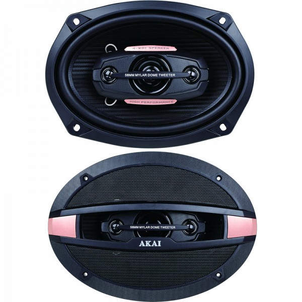 Akai TJ-690 Οβάλ ηχεία αυτοκινήτου 4 δρόμων 6 x 9? 89 W